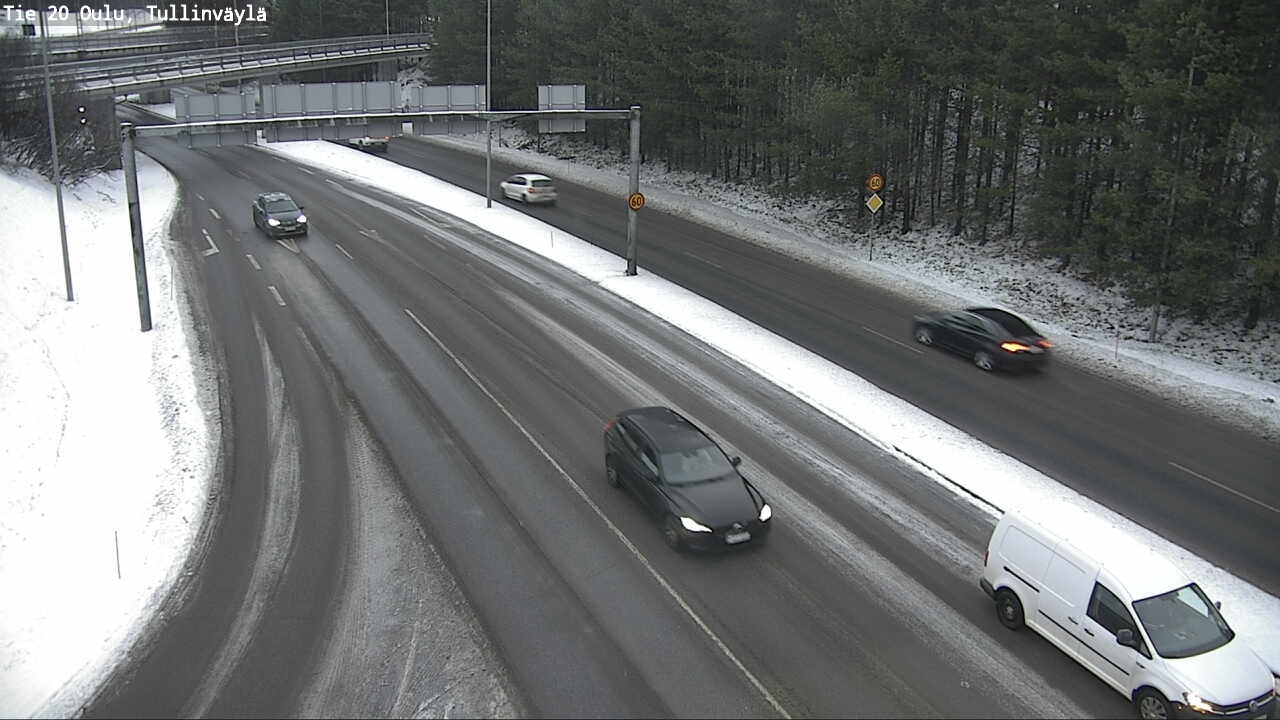 Weather Camera Image Road 20 Oulu, Tullinväylä, Oulu, Pohjois-Pohjanmaa