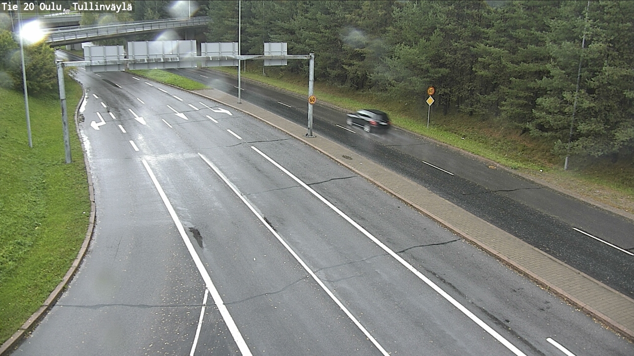 Weather Camera Image Road 20 Oulu, Tullinväylä, Oulu, Pohjois-Pohjanmaa
