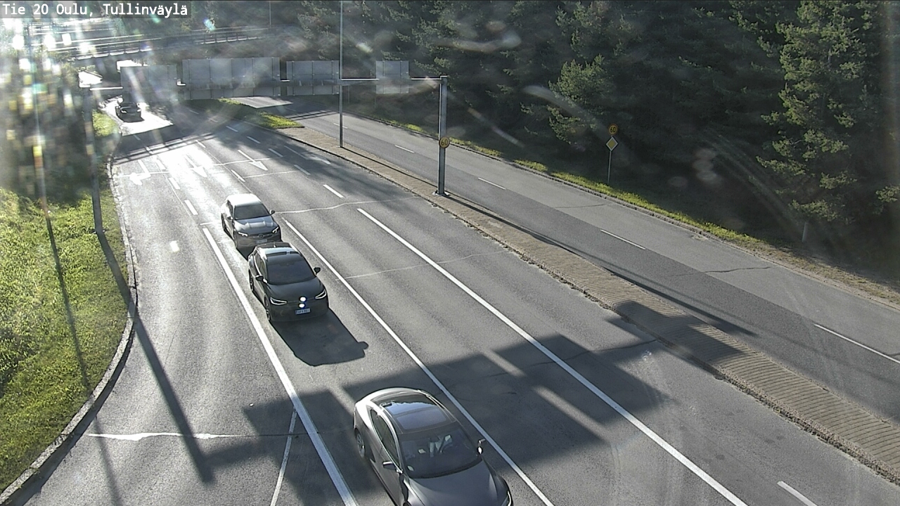 Weather Camera Image Road 20 Oulu, Tullinväylä, Oulu, Pohjois-Pohjanmaa