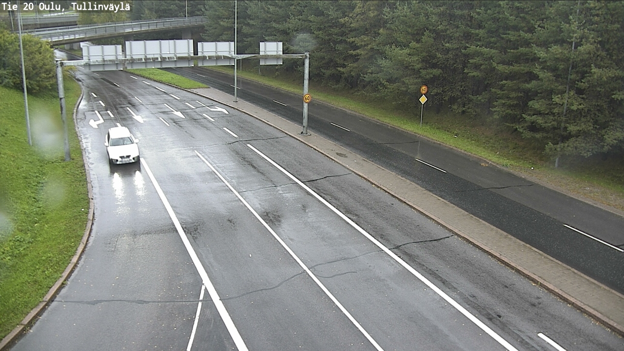 Weather Camera Image Road 20 Oulu, Tullinväylä, Oulu, Pohjois-Pohjanmaa