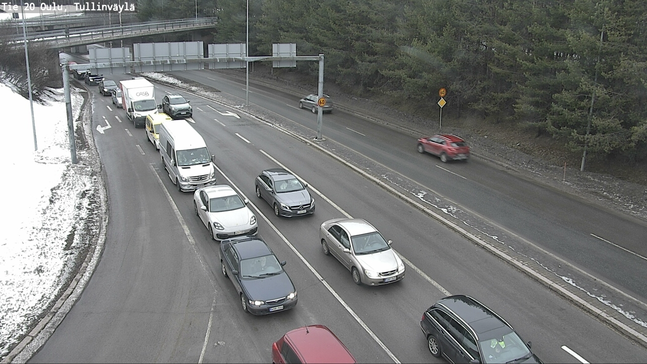 Weather Camera Image Road 20 Oulu, Tullinväylä, Oulu, Pohjois-Pohjanmaa