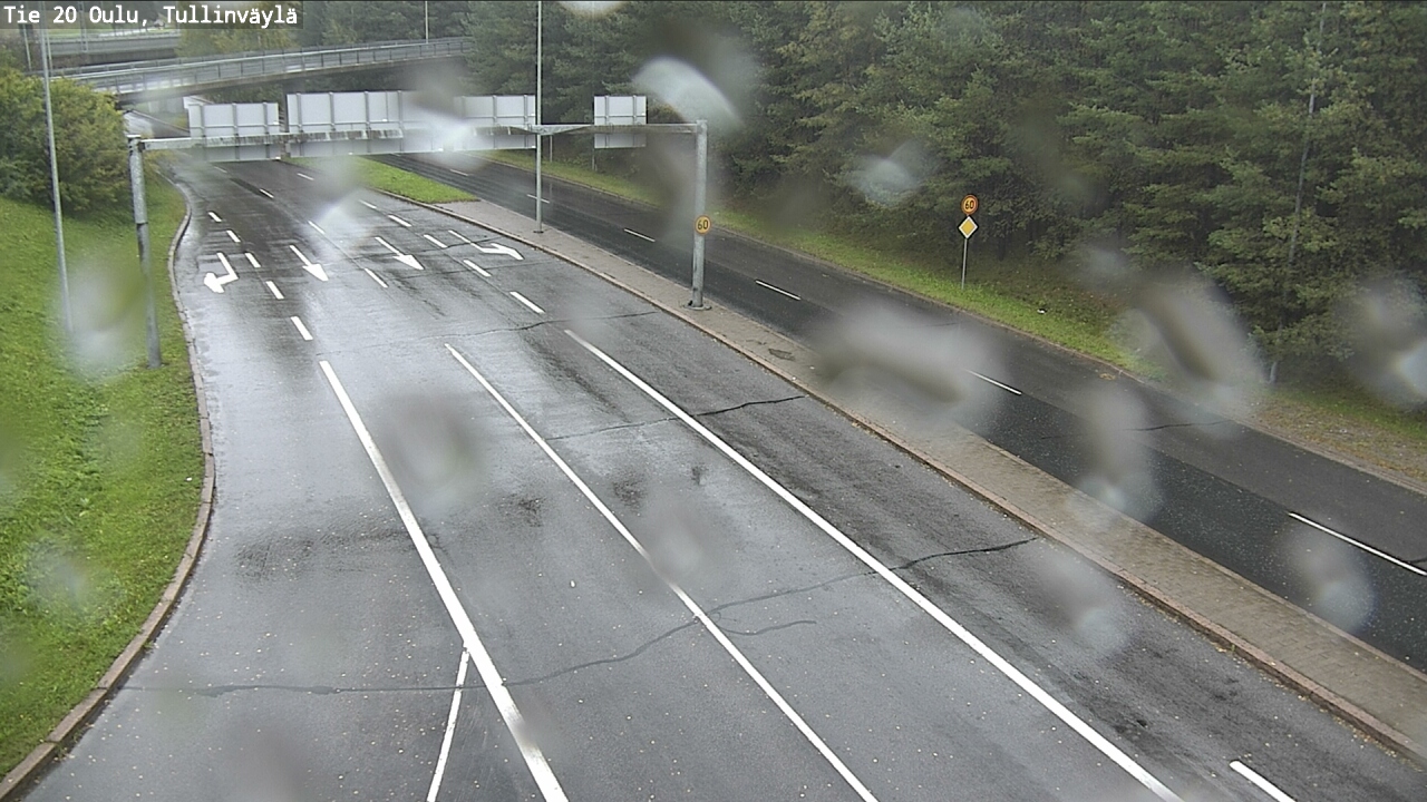 Weather Camera Image Road 20 Oulu, Tullinväylä, Oulu, Pohjois-Pohjanmaa