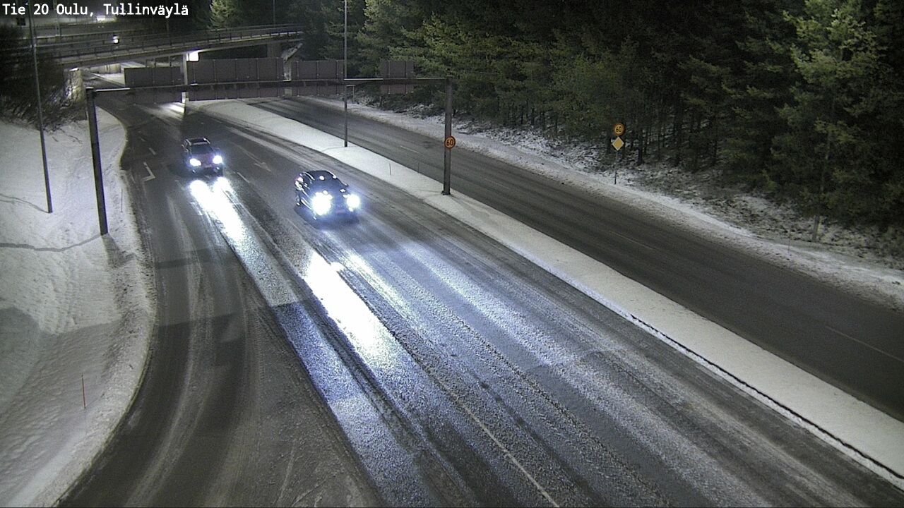 Weather Camera Image Road 20 Oulu, Tullinväylä, Oulu, Pohjois-Pohjanmaa