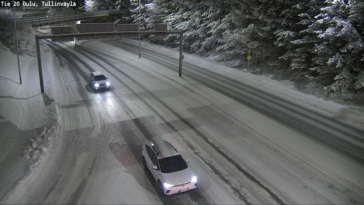 Weather Camera Image Väg 20 Uleåborg, Tullinväylä, Oulu, Pohjois-Pohjanmaa