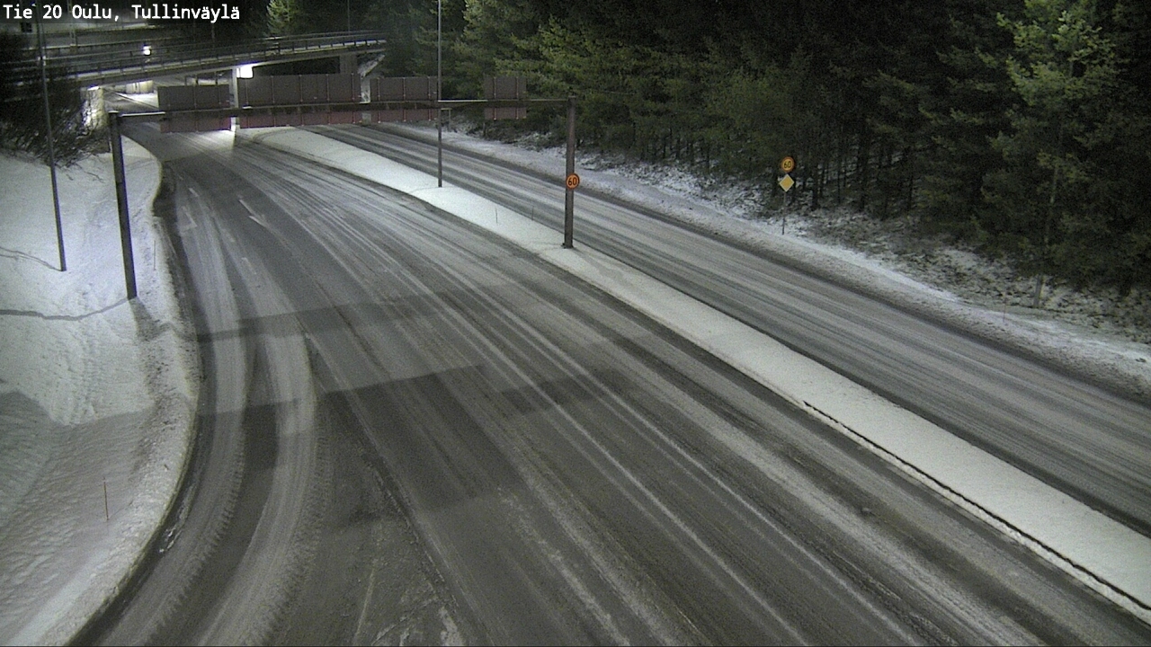 Weather Camera Image Road 20 Oulu, Tullinväylä, Oulu, Pohjois-Pohjanmaa