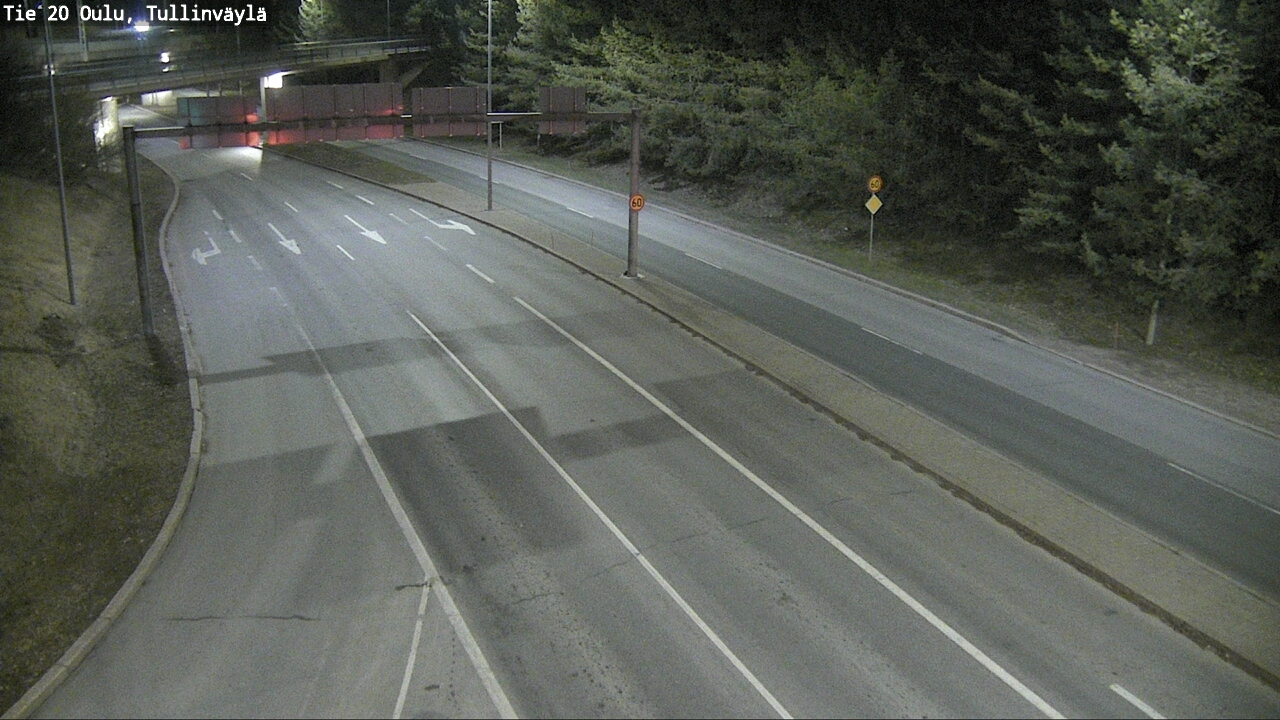 Weather Camera Image Road 20 Oulu, Tullinväylä, Oulu, Pohjois-Pohjanmaa