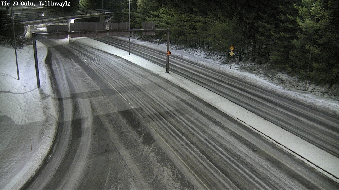 Weather Camera Image Road 20 Oulu, Tullinväylä, Oulu, Pohjois-Pohjanmaa