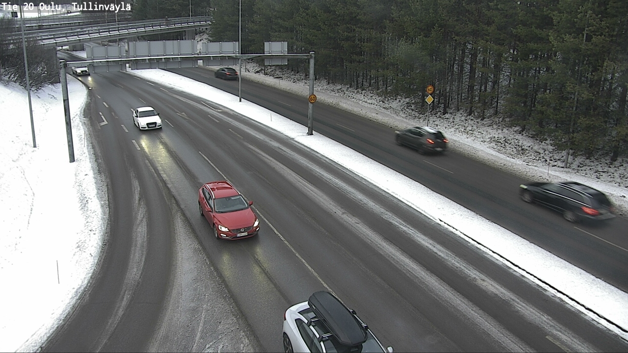 Weather Camera Image Road 20 Oulu, Tullinväylä, Oulu, Pohjois-Pohjanmaa