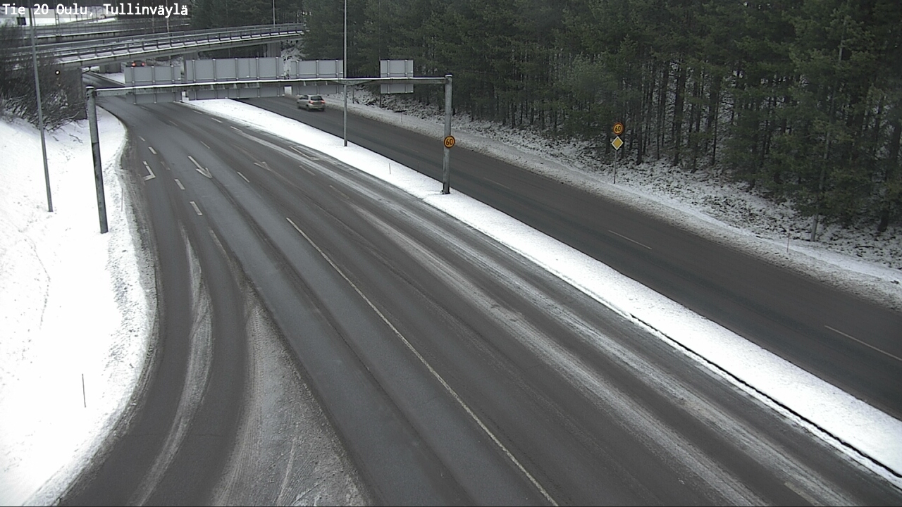 Weather Camera Image Road 20 Oulu, Tullinväylä, Oulu, Pohjois-Pohjanmaa