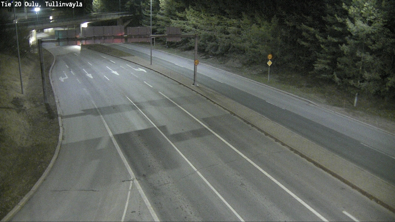 Weather Camera Image Road 20 Oulu, Tullinväylä, Oulu, Pohjois-Pohjanmaa