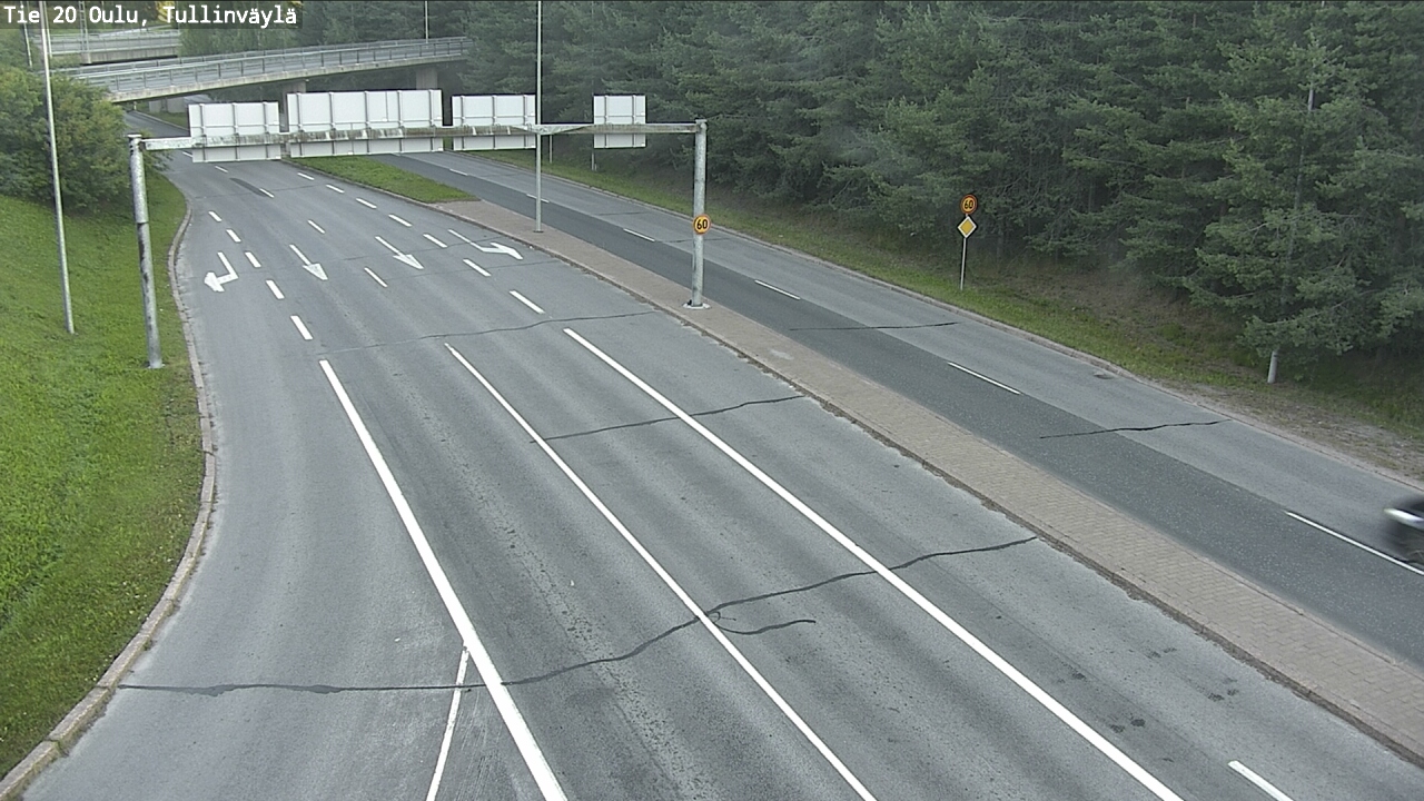Weather Camera Image Road 20 Oulu, Tullinväylä, Oulu, Pohjois-Pohjanmaa