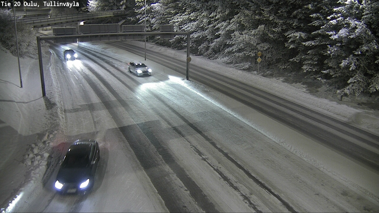 Weather Camera Image Väg 20 Uleåborg, Tullinväylä, Oulu, Pohjois-Pohjanmaa
