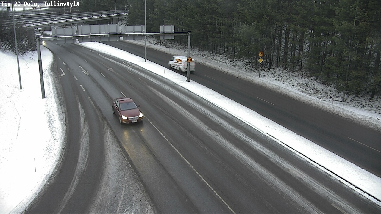 Weather Camera Image Road 20 Oulu, Tullinväylä, Oulu, Pohjois-Pohjanmaa