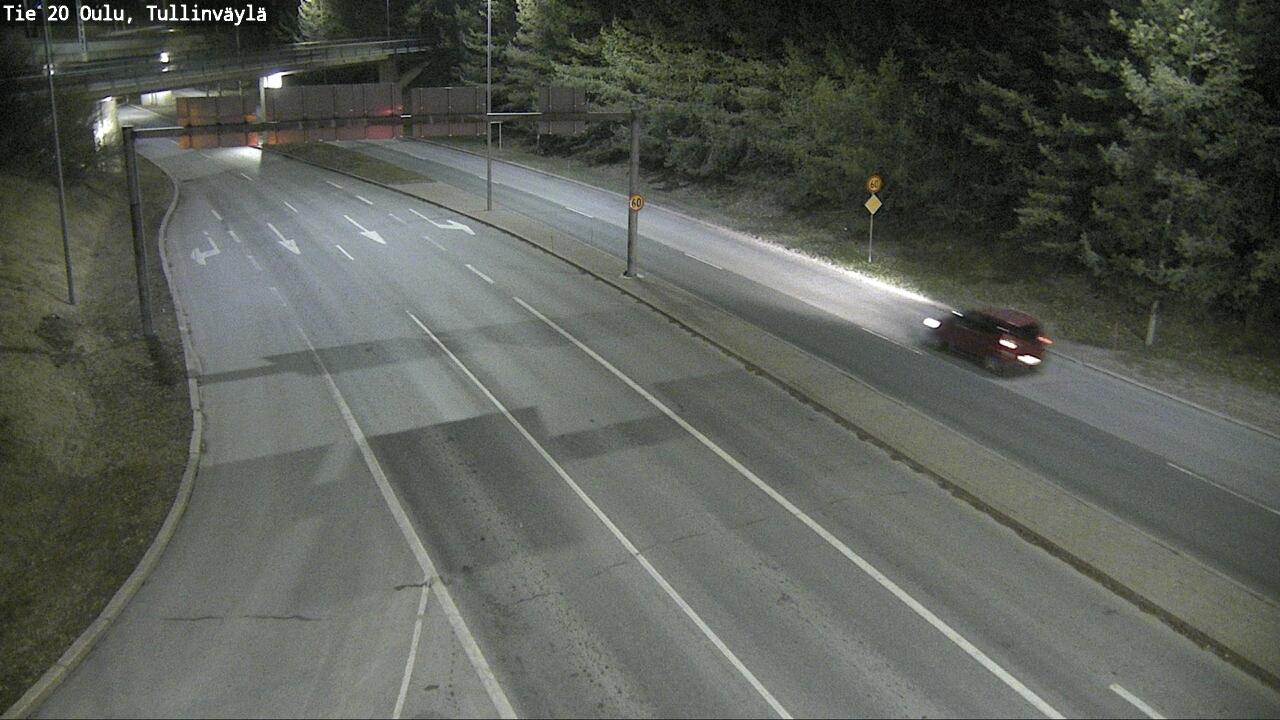 Weather Camera Image Road 20 Oulu, Tullinväylä, Oulu, Pohjois-Pohjanmaa