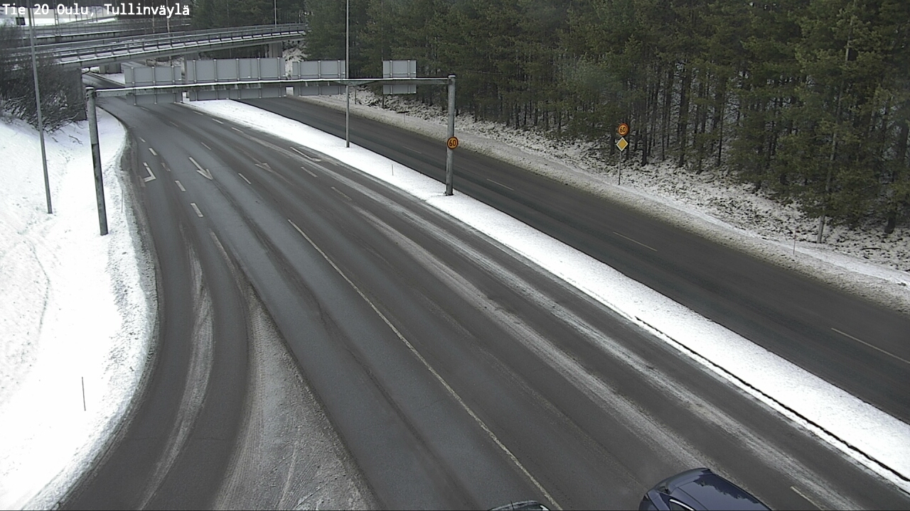 Weather Camera Image Road 20 Oulu, Tullinväylä, Oulu, Pohjois-Pohjanmaa