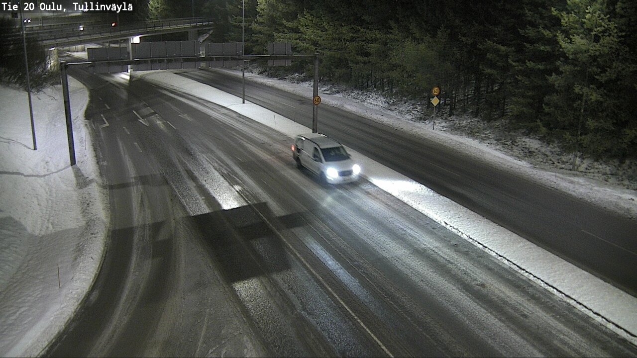 Weather Camera Image Road 20 Oulu, Tullinväylä, Oulu, Pohjois-Pohjanmaa