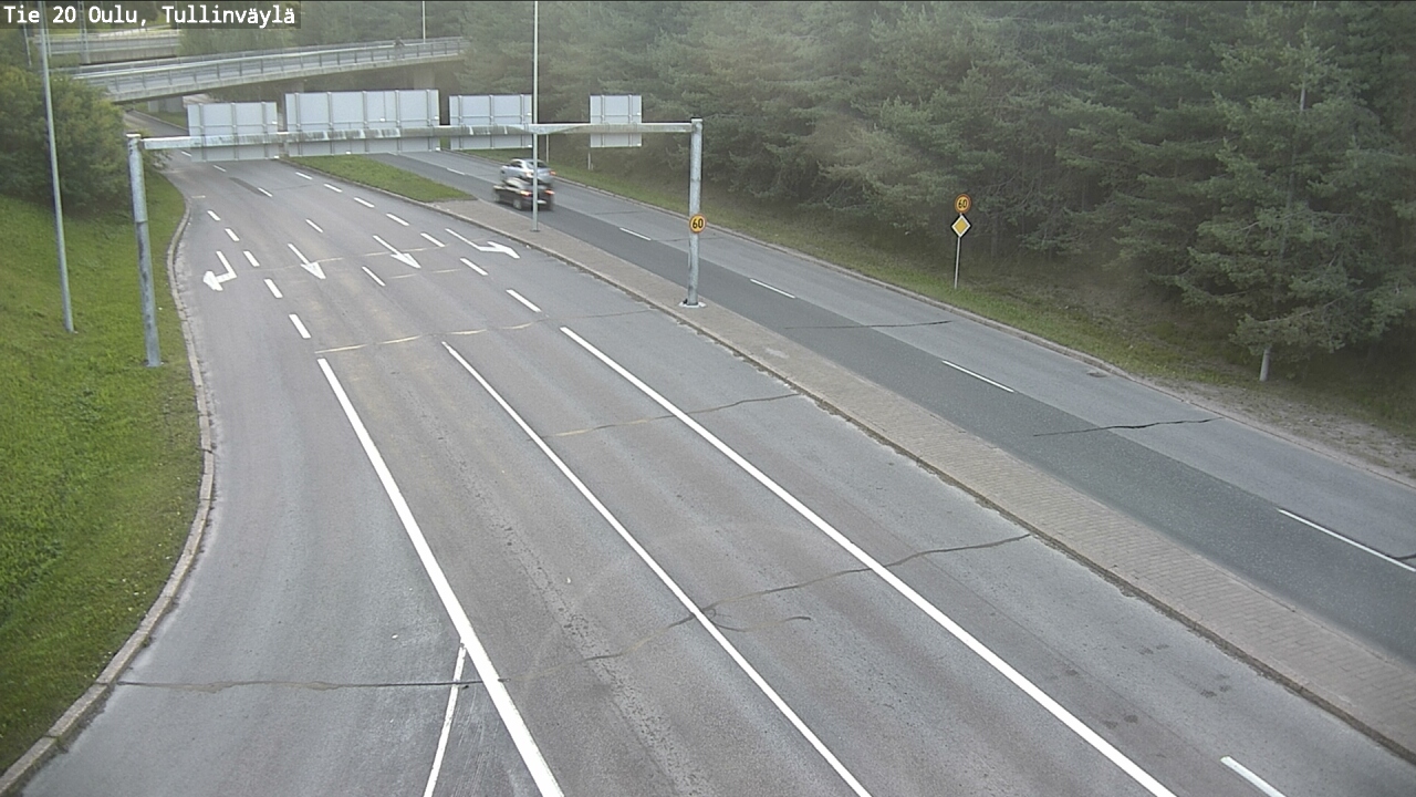 Weather Camera Image Road 20 Oulu, Tullinväylä, Oulu, Pohjois-Pohjanmaa