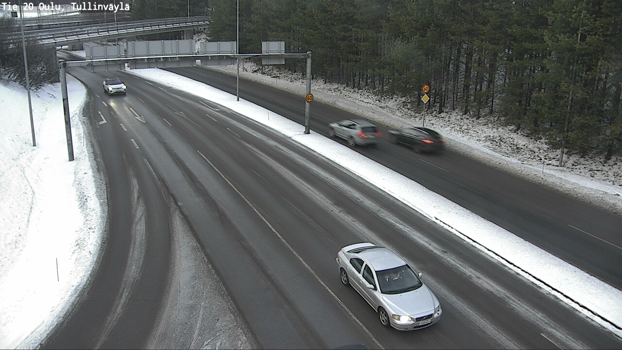 Weather Camera Image Väg 20 Uleåborg, Tullinväylä, Oulu, Pohjois-Pohjanmaa