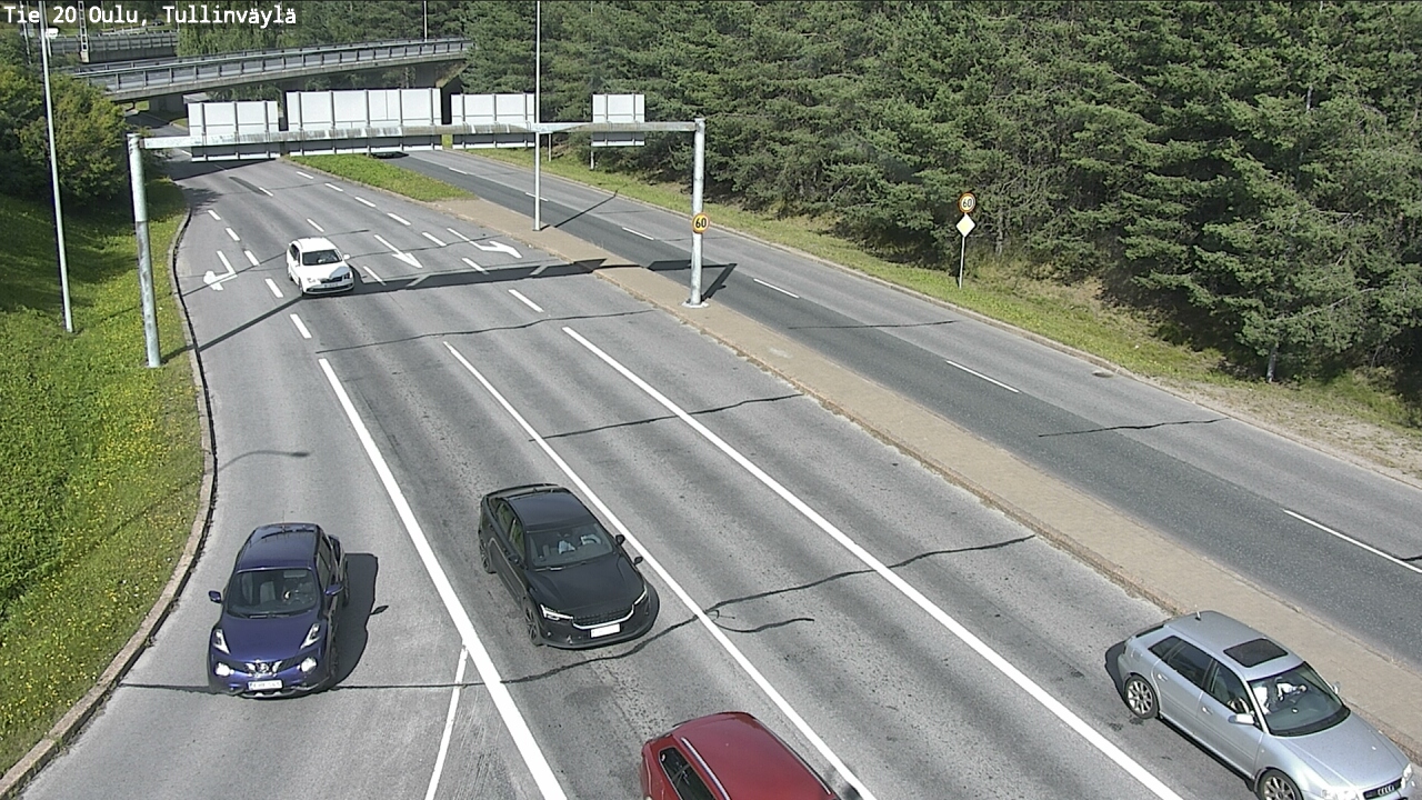 Weather Camera Image Road 20 Oulu, Tullinväylä, Oulu, Pohjois-Pohjanmaa
