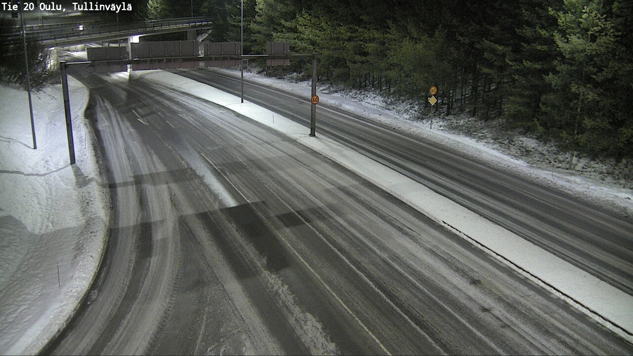 Weather Camera Image Road 20 Oulu, Tullinväylä, Oulu, Pohjois-Pohjanmaa