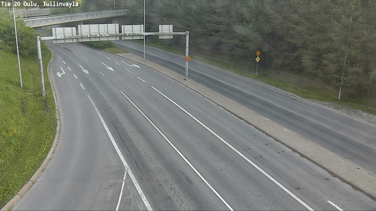 Weather Camera Image Road 20 Oulu, Tullinväylä, Oulu, Pohjois-Pohjanmaa