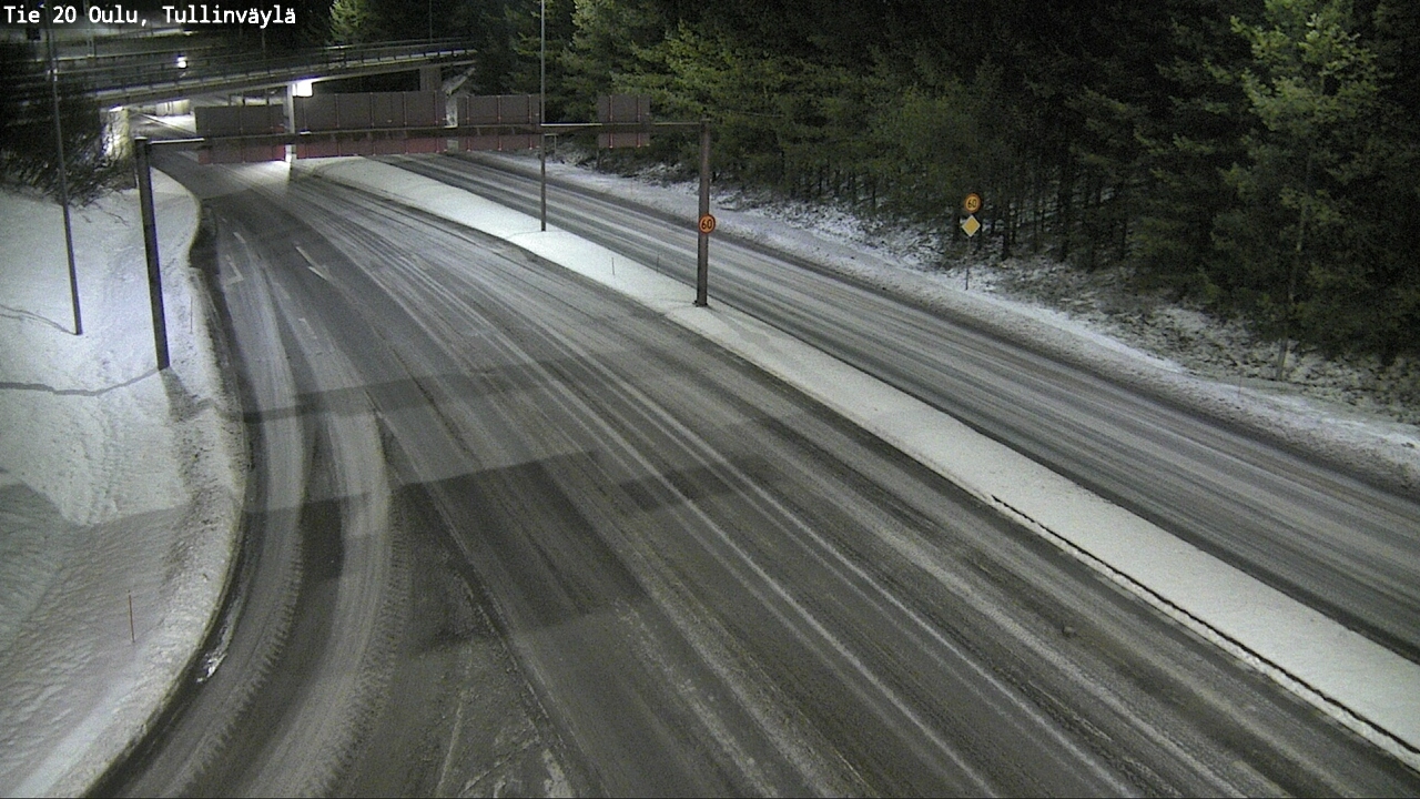 Weather Camera Image Road 20 Oulu, Tullinväylä, Oulu, Pohjois-Pohjanmaa