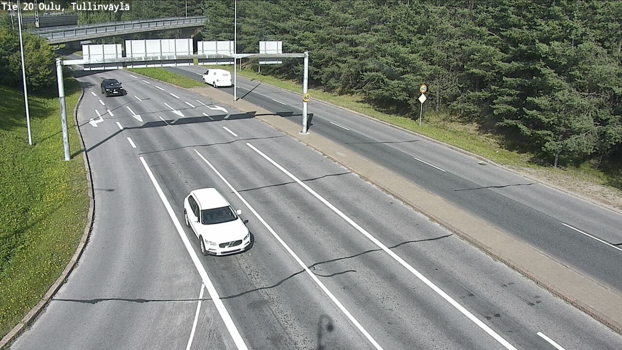 Weather Camera Image Road 20 Oulu, Tullinväylä, Oulu, Pohjois-Pohjanmaa