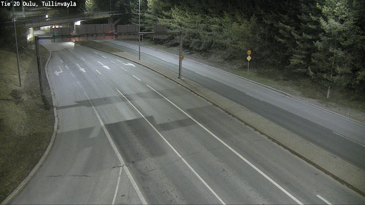 Weather Camera Image Road 20 Oulu, Tullinväylä, Oulu, Pohjois-Pohjanmaa
