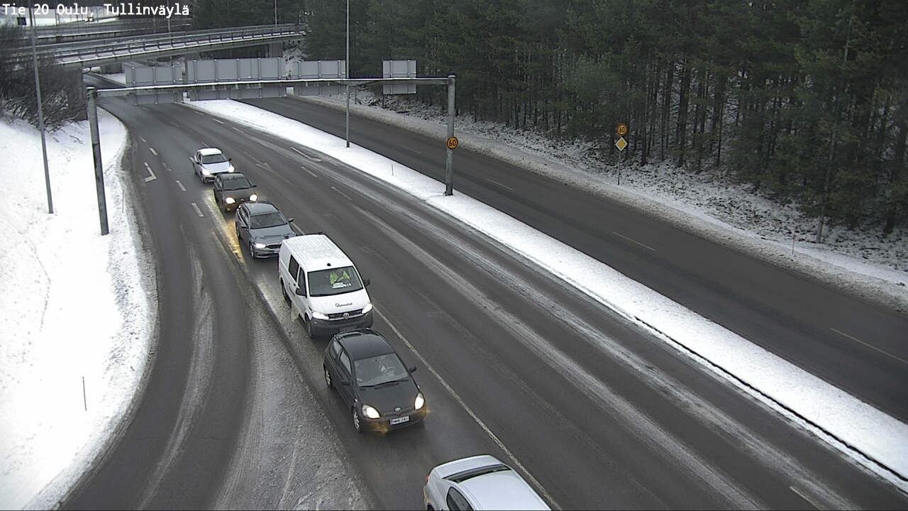 Weather Camera Image Väg 20 Uleåborg, Tullinväylä, Oulu, Pohjois-Pohjanmaa
