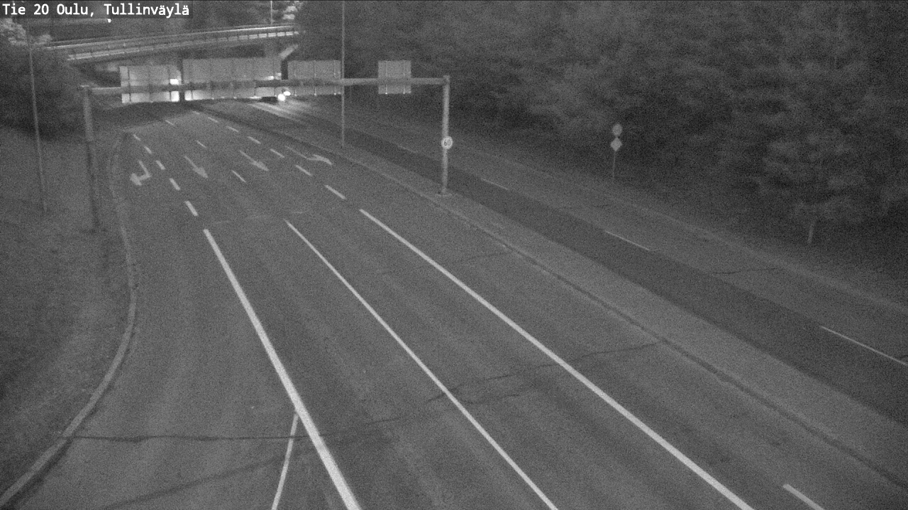 Weather Camera Image Road 20 Oulu, Tullinväylä, Oulu, Pohjois-Pohjanmaa