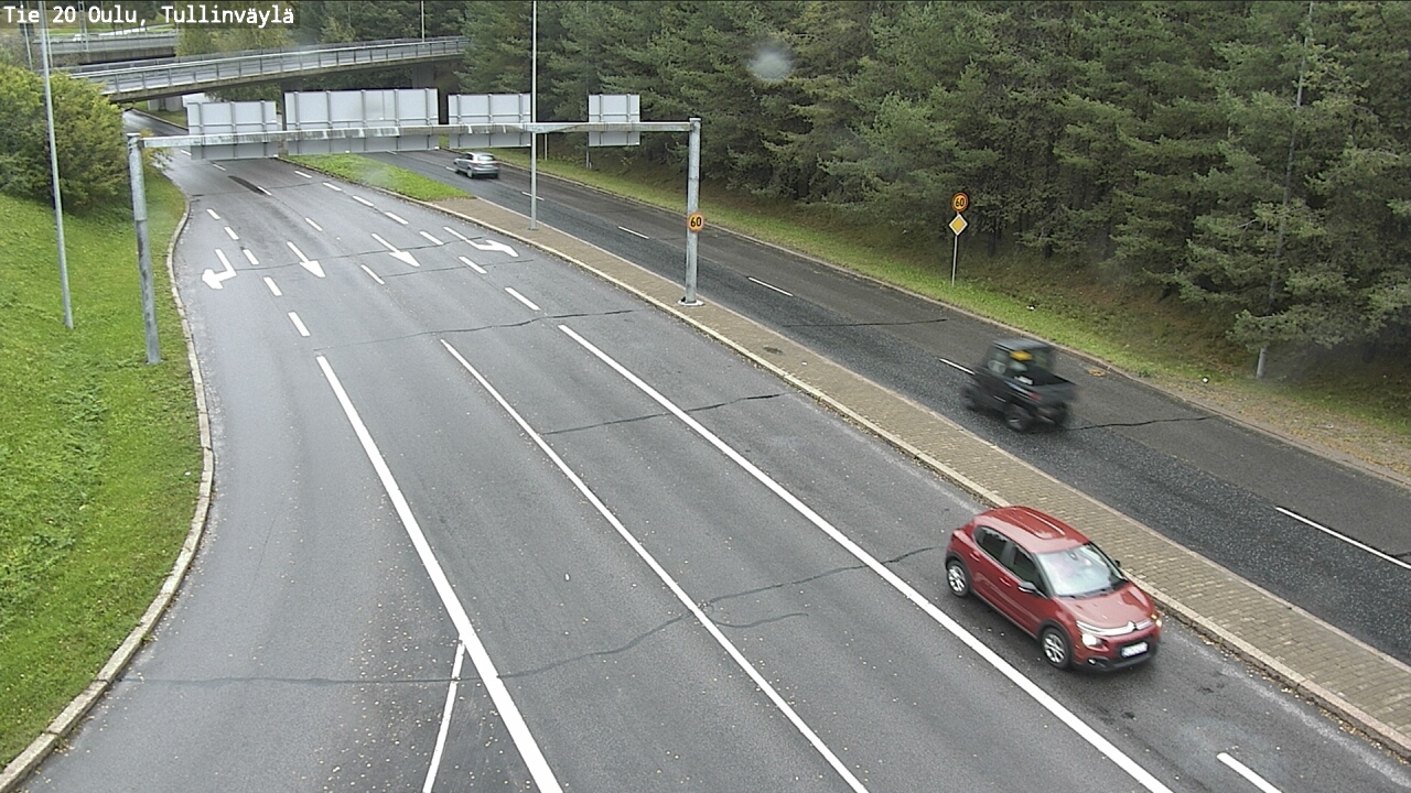 Weather Camera Image Road 20 Oulu, Tullinväylä, Oulu, Pohjois-Pohjanmaa