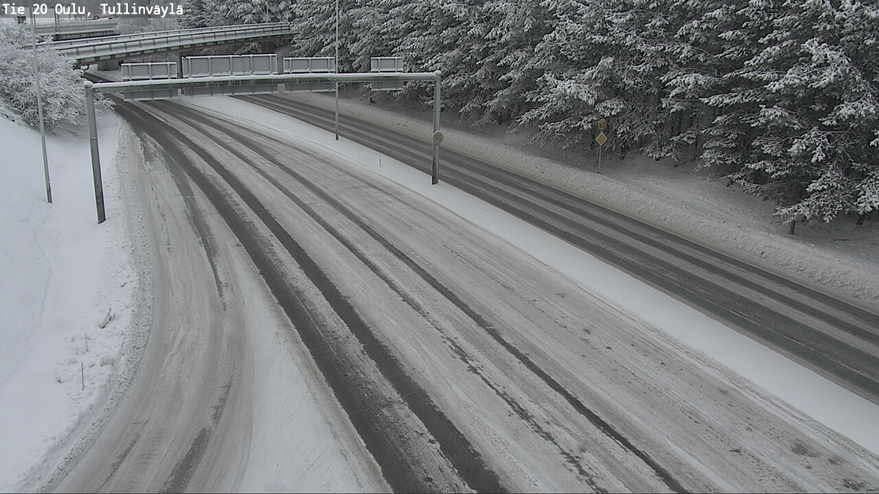 Weather Camera Image Väg 20 Uleåborg, Tullinväylä, Oulu, Pohjois-Pohjanmaa