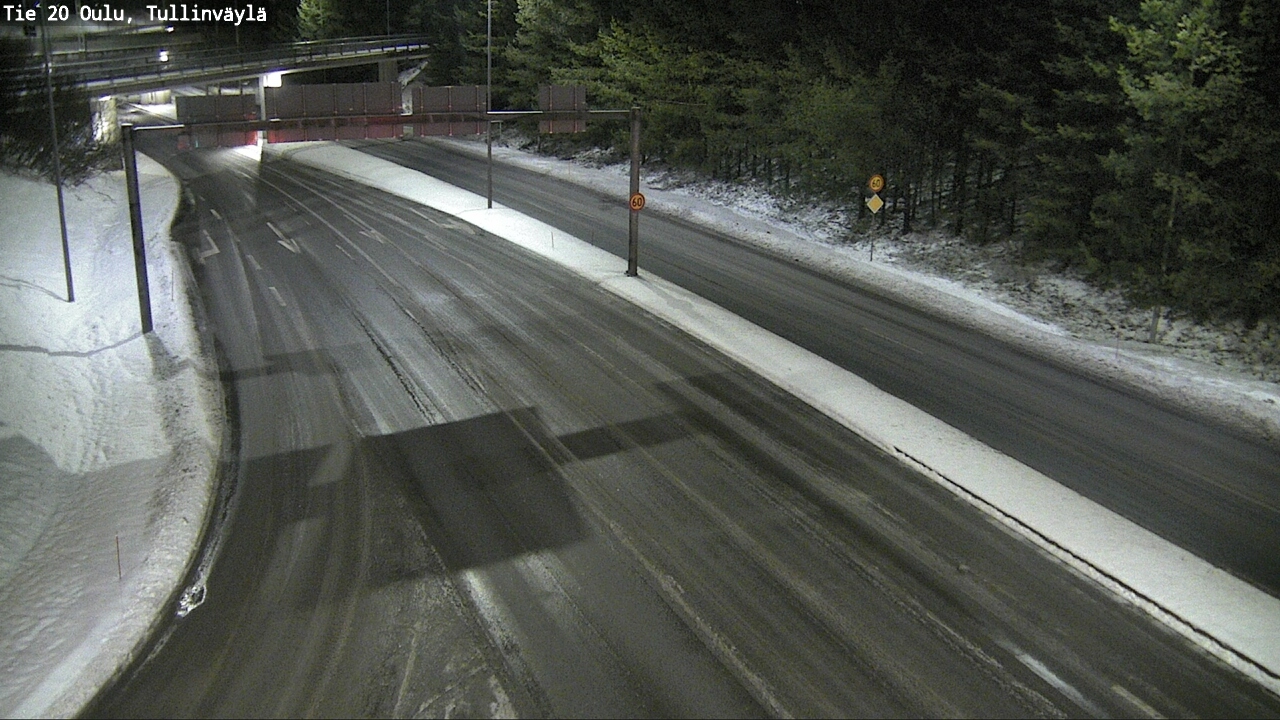 Weather Camera Image Road 20 Oulu, Tullinväylä, Oulu, Pohjois-Pohjanmaa
