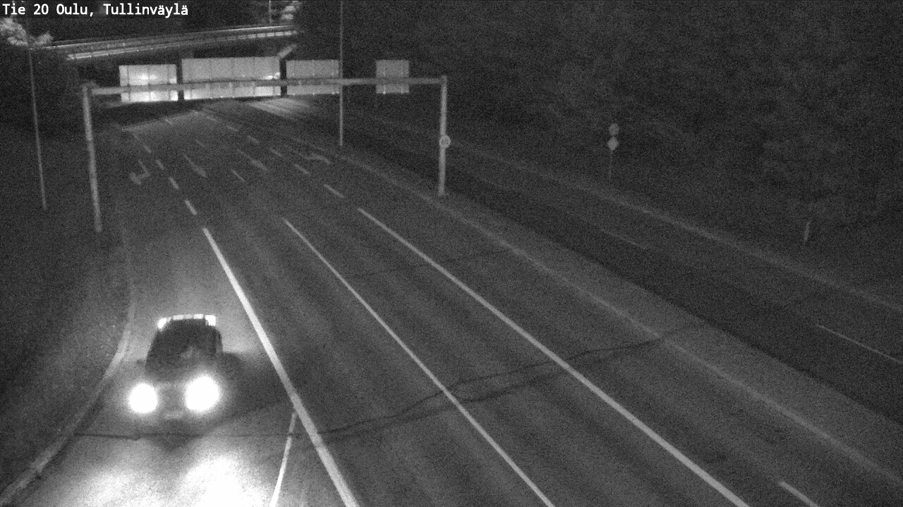 Weather Camera Image Road 20 Oulu, Tullinväylä, Oulu, Pohjois-Pohjanmaa