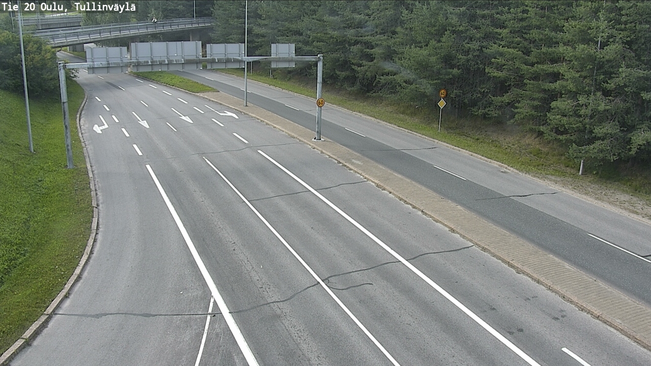 Weather Camera Image Road 20 Oulu, Tullinväylä, Oulu, Pohjois-Pohjanmaa