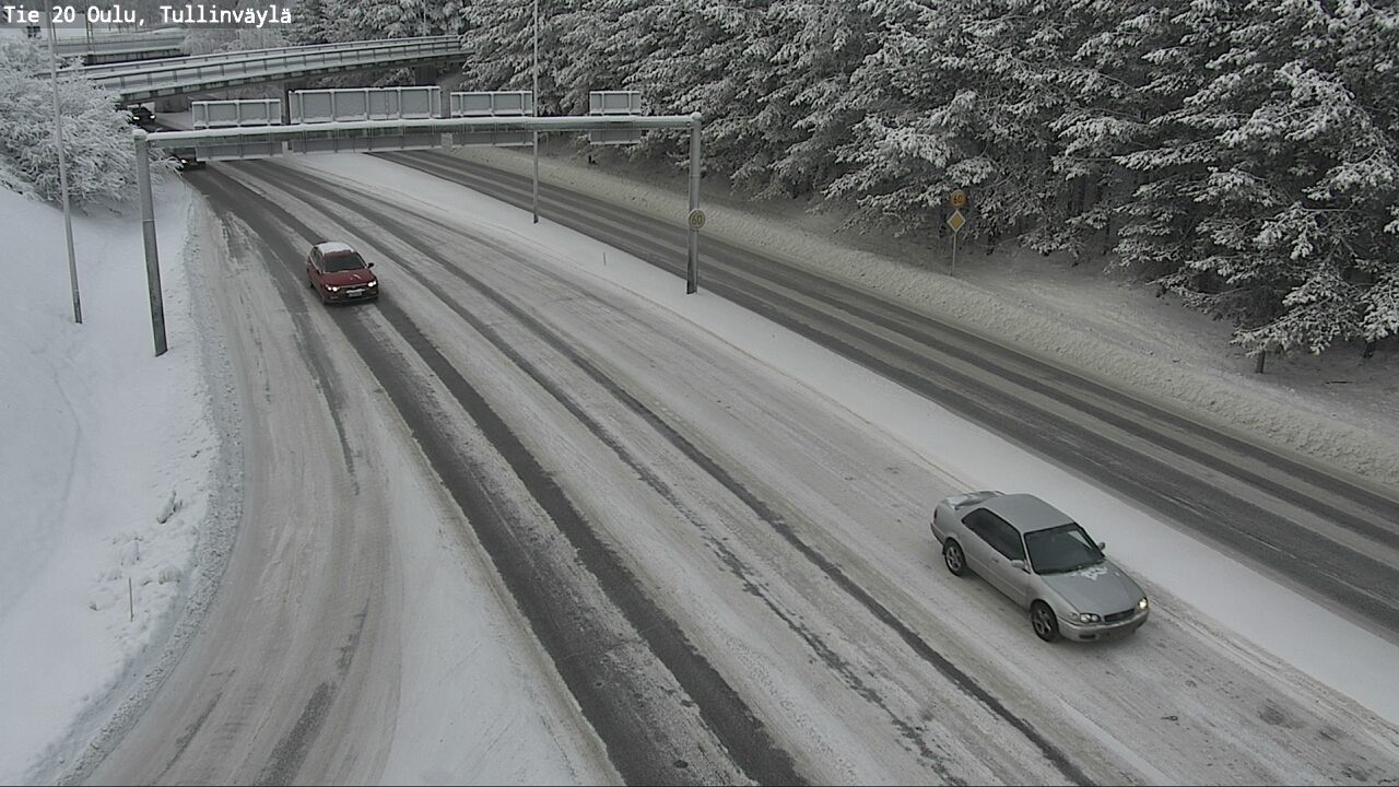 Weather Camera Image Väg 20 Uleåborg, Tullinväylä, Oulu, Pohjois-Pohjanmaa