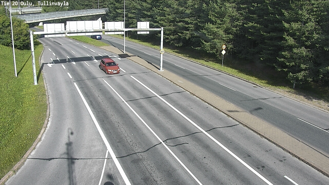 Weather Camera Image Road 20 Oulu, Tullinväylä, Oulu, Pohjois-Pohjanmaa