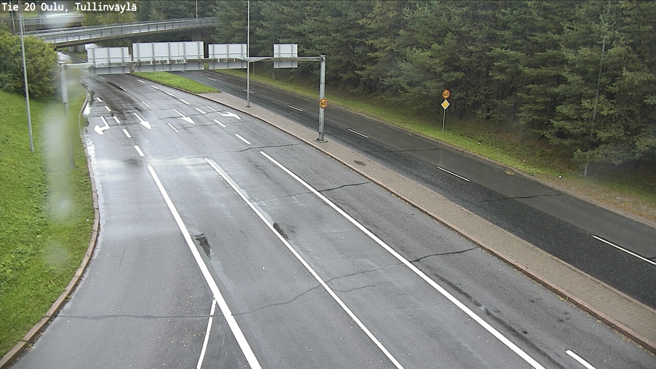 Weather Camera Image Väg 20 Uleåborg, Tullinväylä, Oulu, Pohjois-Pohjanmaa