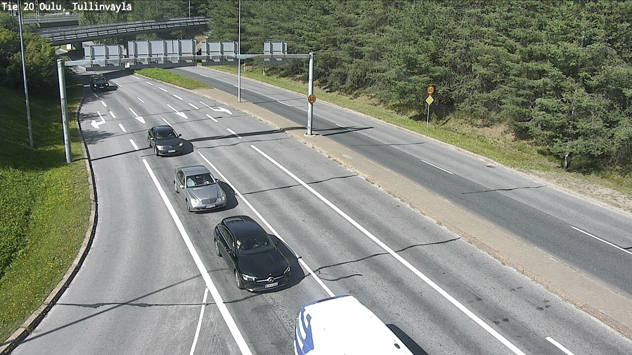 Weather Camera Image Road 20 Oulu, Tullinväylä, Oulu, Pohjois-Pohjanmaa