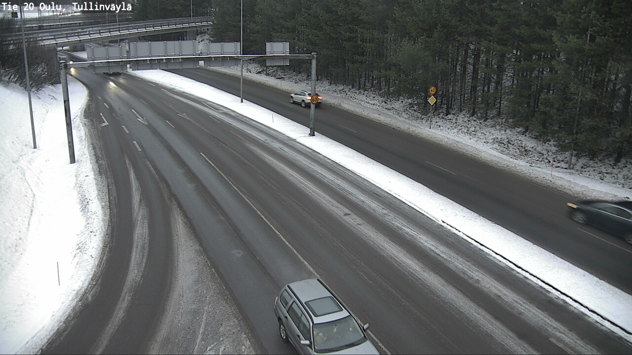 Weather Camera Image Road 20 Oulu, Tullinväylä, Oulu, Pohjois-Pohjanmaa