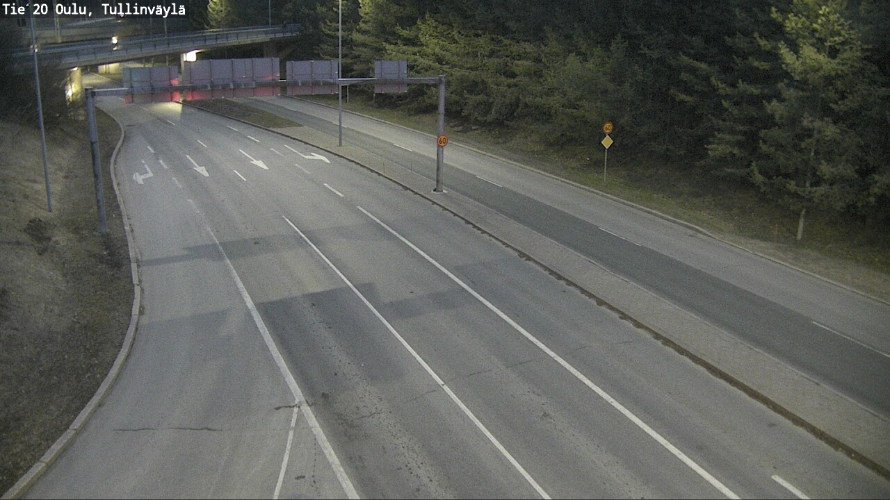 Weather Camera Image Road 20 Oulu, Tullinväylä, Oulu, Pohjois-Pohjanmaa