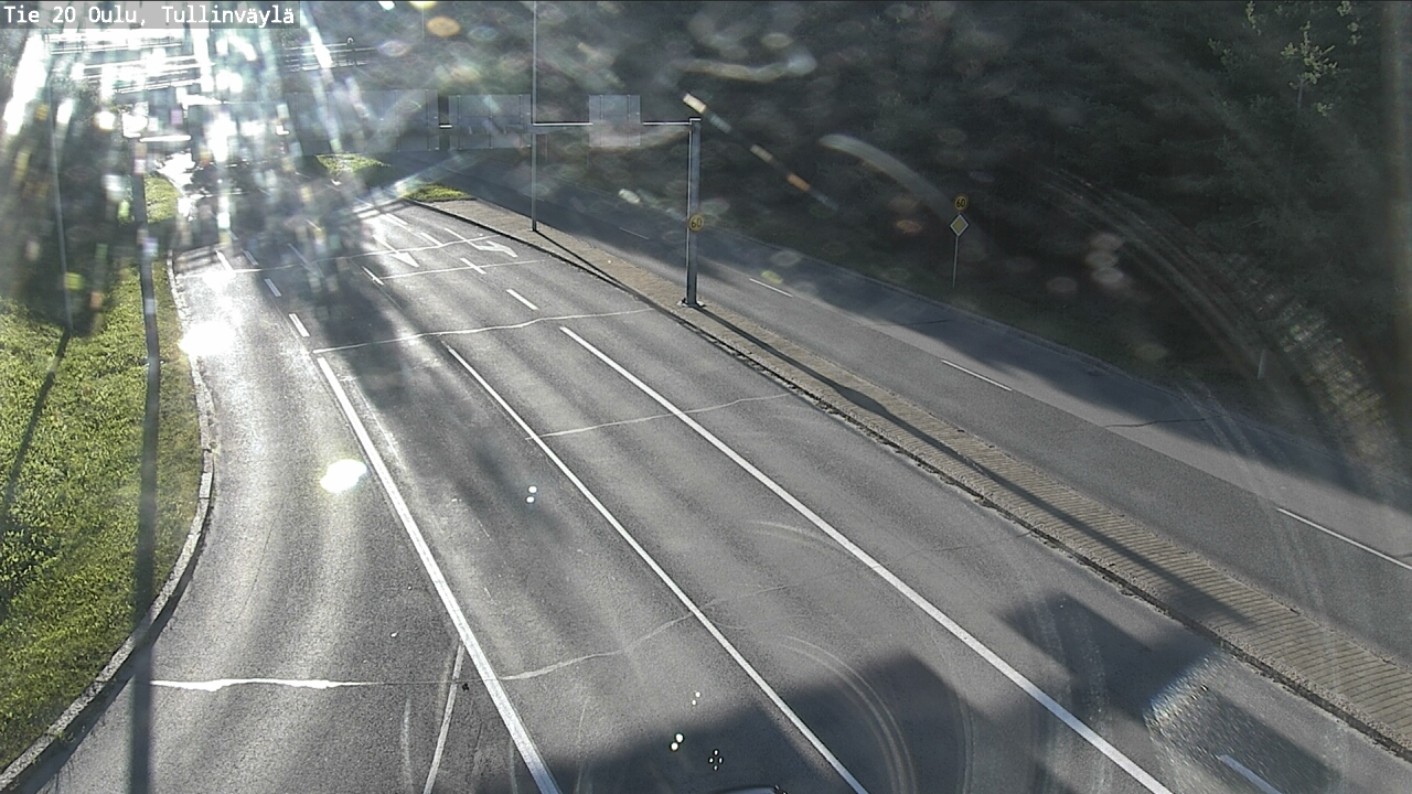 Weather Camera Image Road 20 Oulu, Tullinväylä, Oulu, Pohjois-Pohjanmaa