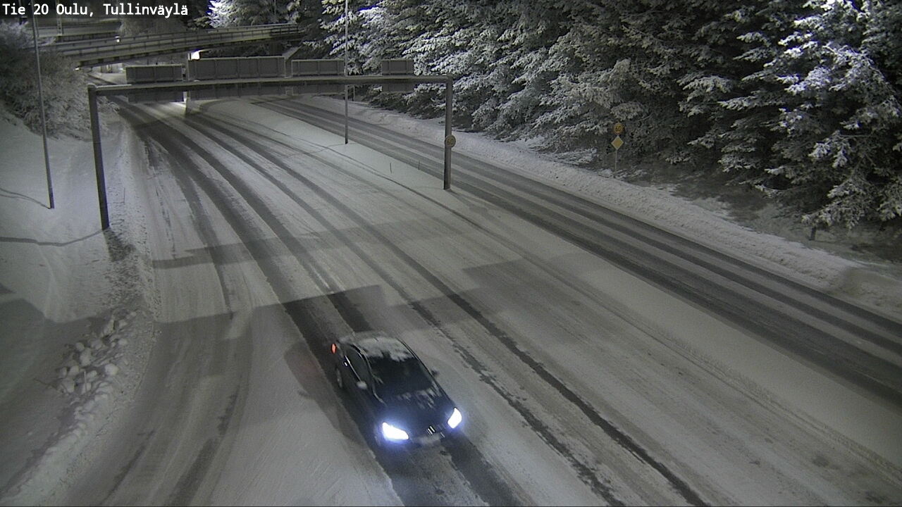 Weather Camera Image Väg 20 Uleåborg, Tullinväylä, Oulu, Pohjois-Pohjanmaa