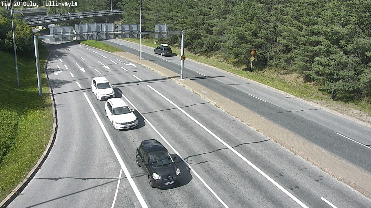 Weather Camera Image Road 20 Oulu, Tullinväylä, Oulu, Pohjois-Pohjanmaa