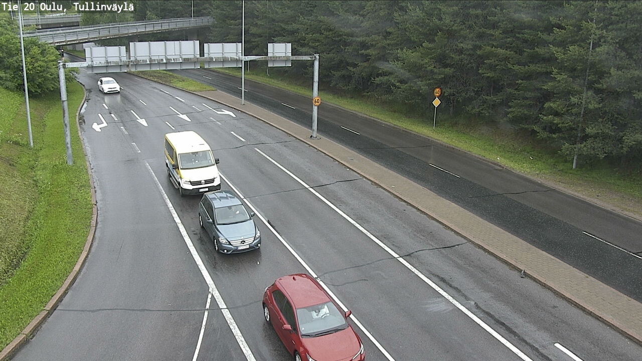 Weather Camera Image Road 20 Oulu, Tullinväylä, Oulu, Pohjois-Pohjanmaa