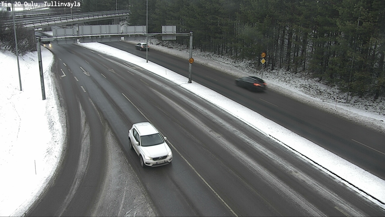 Weather Camera Image Road 20 Oulu, Tullinväylä, Oulu, Pohjois-Pohjanmaa