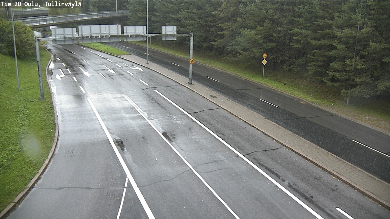 Weather Camera Image Väg 20 Uleåborg, Tullinväylä, Oulu, Pohjois-Pohjanmaa