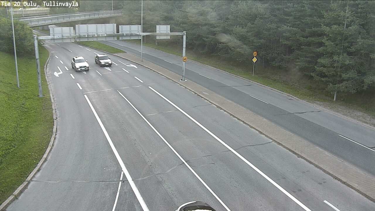 Weather Camera Image Road 20 Oulu, Tullinväylä, Oulu, Pohjois-Pohjanmaa