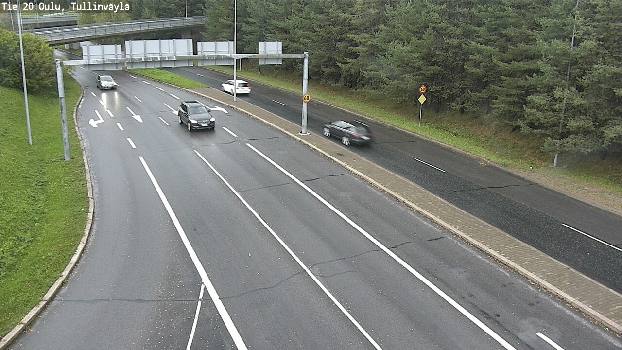 Weather Camera Image Road 20 Oulu, Tullinväylä, Oulu, Pohjois-Pohjanmaa