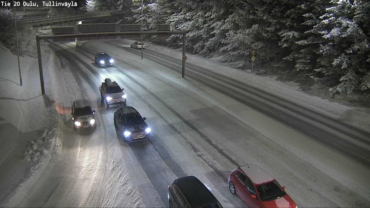 Weather Camera Image Väg 20 Uleåborg, Tullinväylä, Oulu, Pohjois-Pohjanmaa